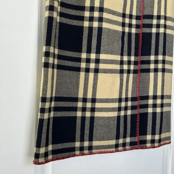 Vtg Ralph Lauren Country Wool Wrap Plaid Skirt Womens Sz 8 USA Old Money Preppy - Picture 4 of 13